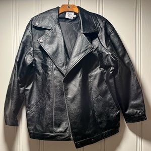 Princess Polly Faux Leather Womens Jacket Medium/Large